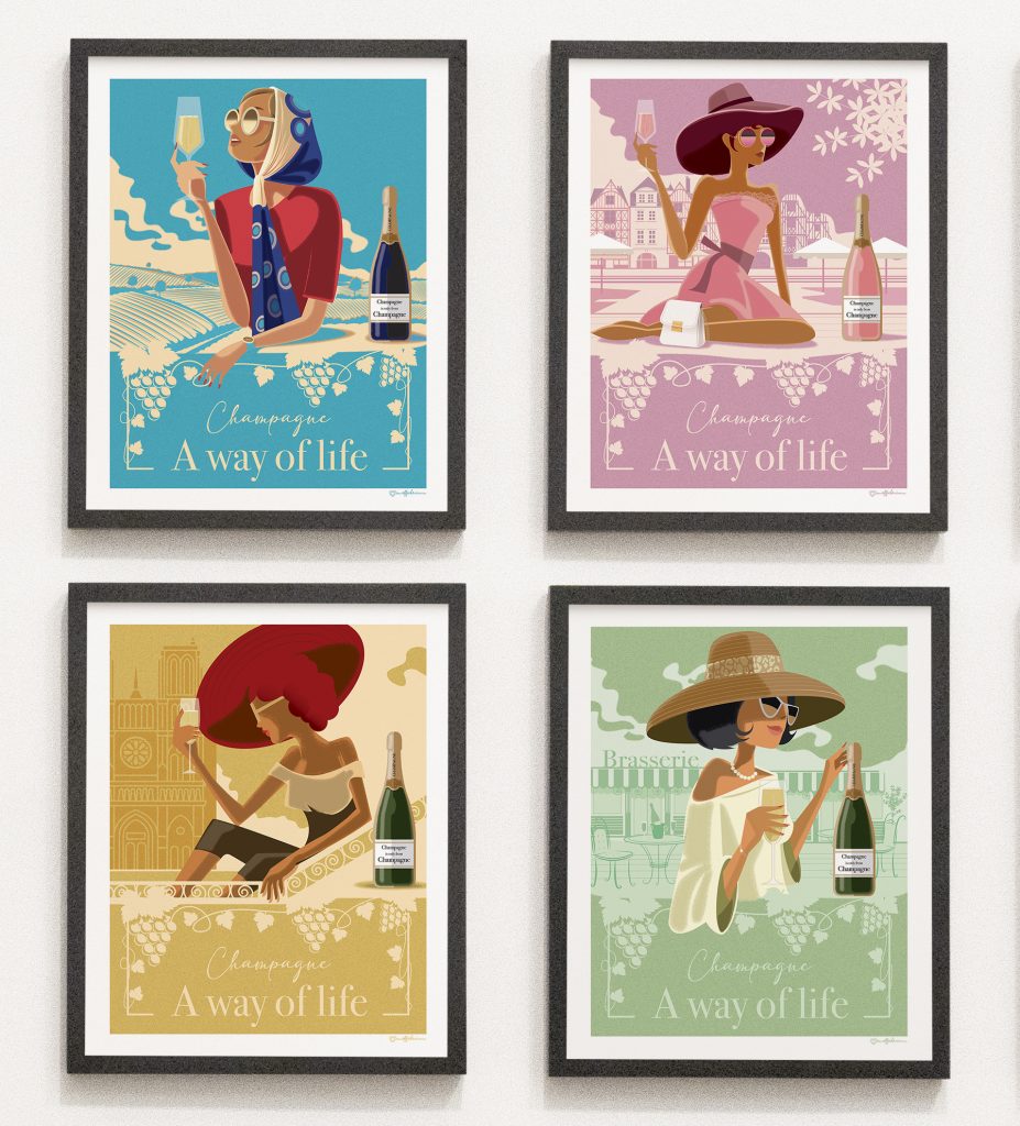Pack de 4 affiches - Way of Life