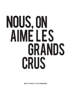 Nous on aime les grands crus