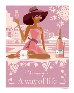 Affiche Way of Life - Rose