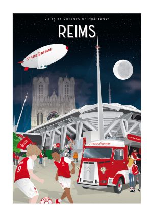 Affiche Reims - Stade