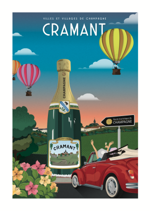 Affiche - Villes et Villages de Champagne - Cramant