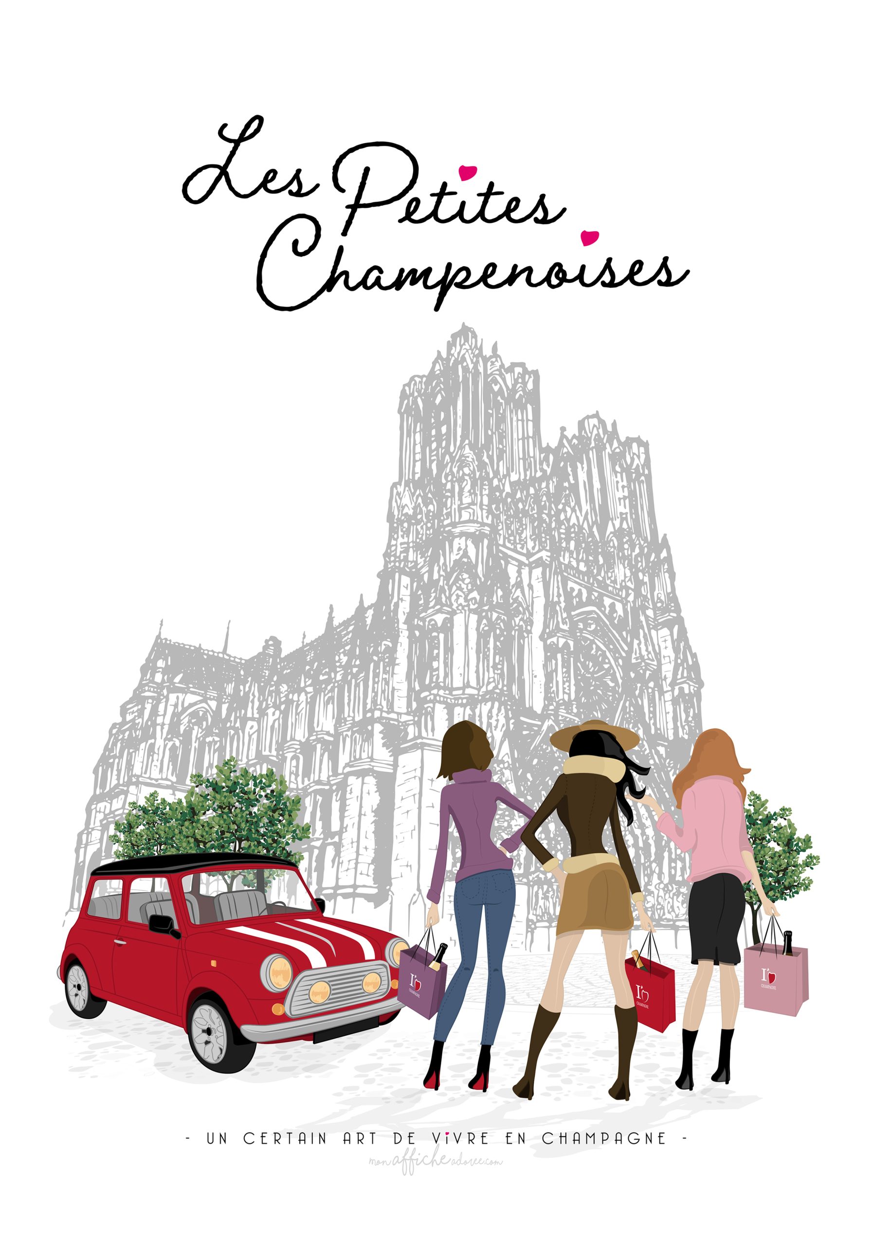 Les Petites Champenoises - Affiche / Cathédrale Reims
