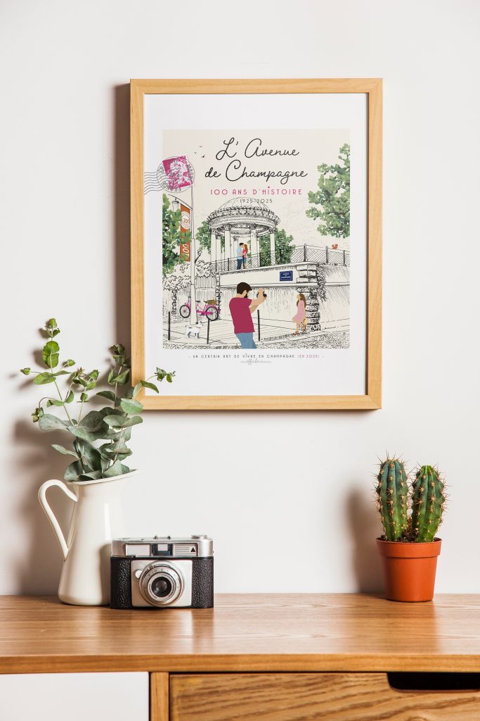 Affiche - L'Avenue de Champagne - 100 ans d'histoire 1925 - 2025