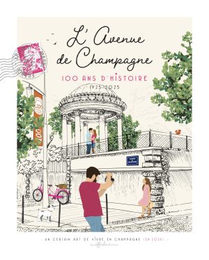Carte Postale - 100 ans Avenue de Champagne « 2025 »