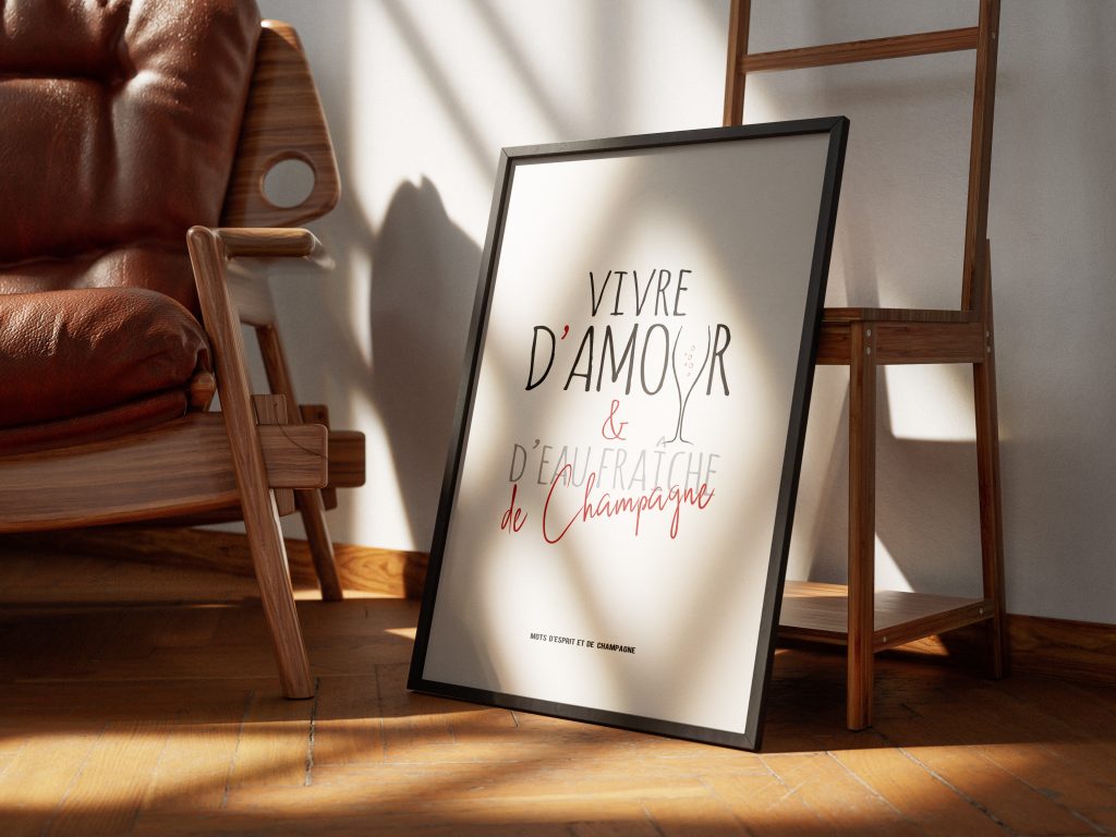 Vivre d'amour, d'eau fraiche et de champagne