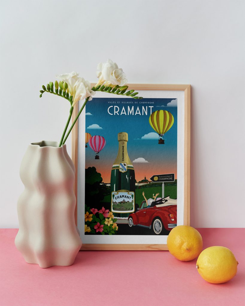 Affiche - Villes et Villages de Champagne - Cramant
