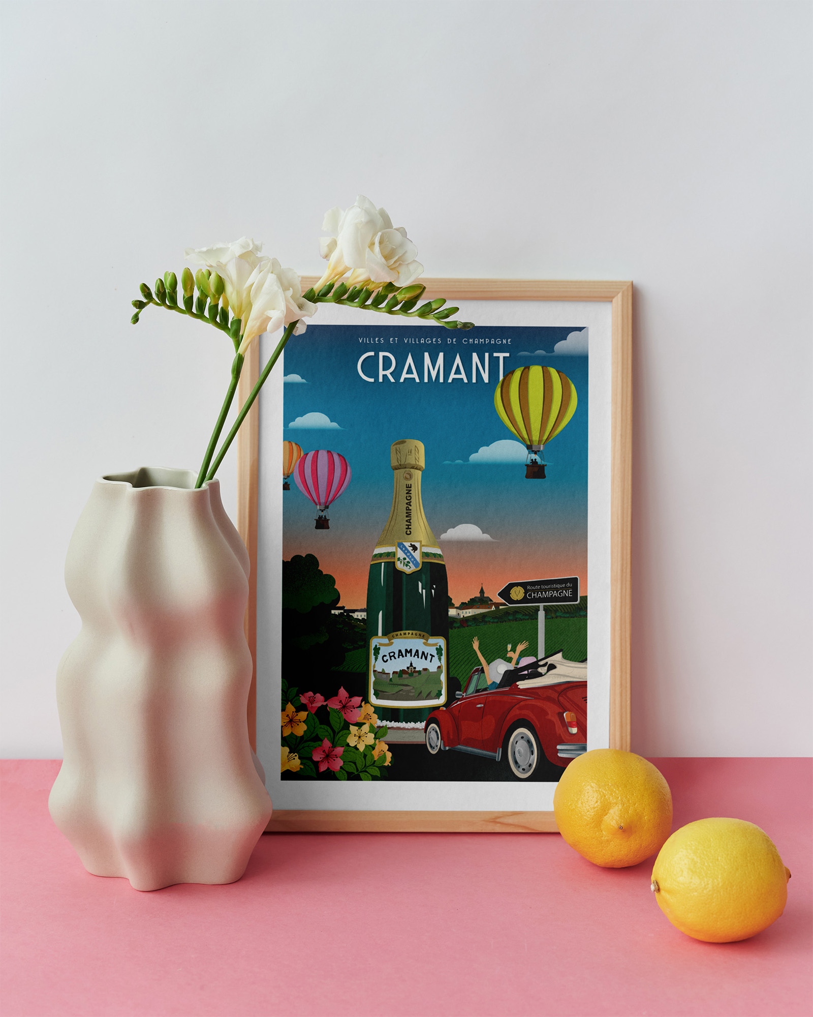 Affiche - Villes et Villages de Champagne - Cramant