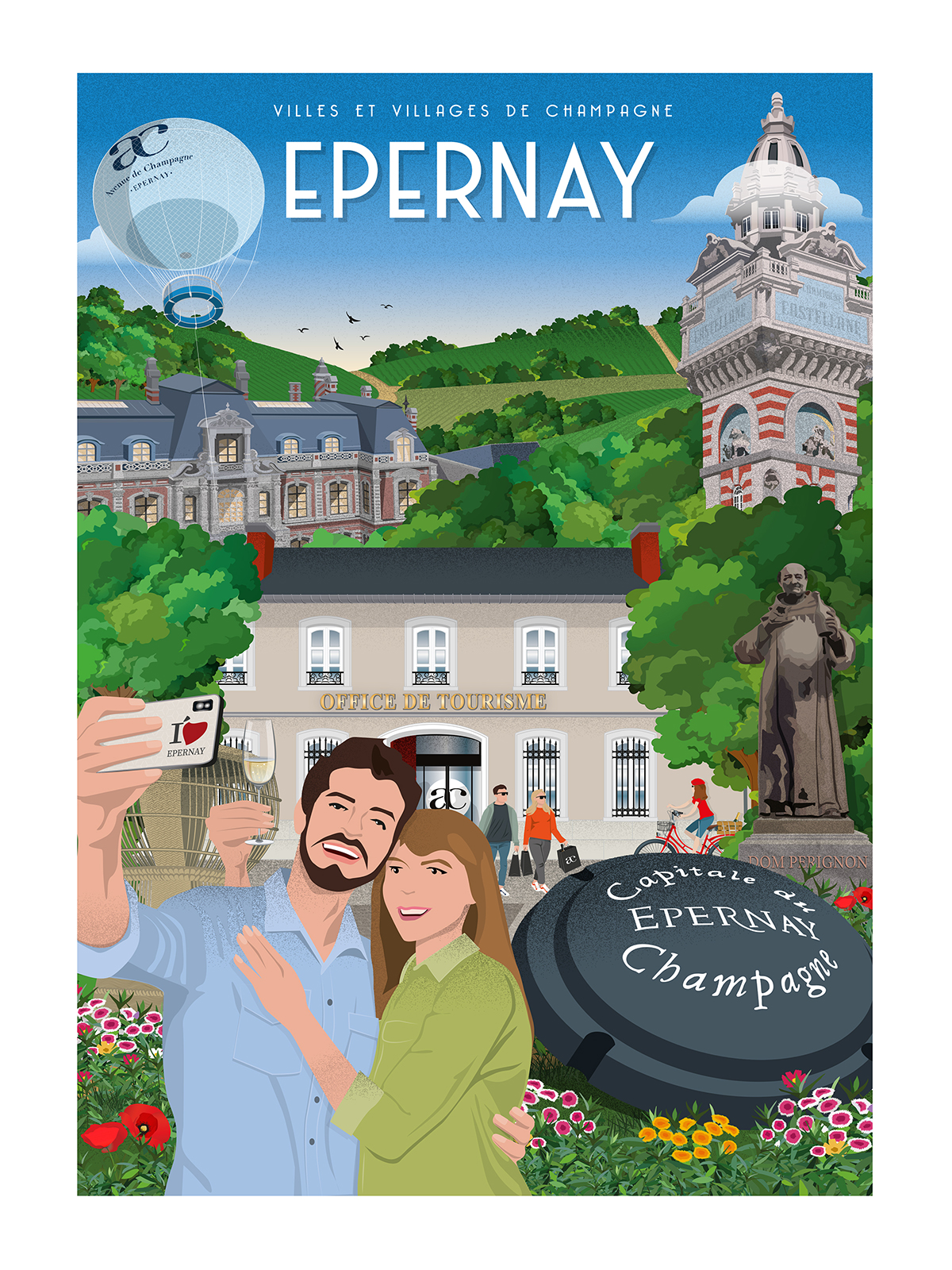 Affiche Épernay - Tourisme