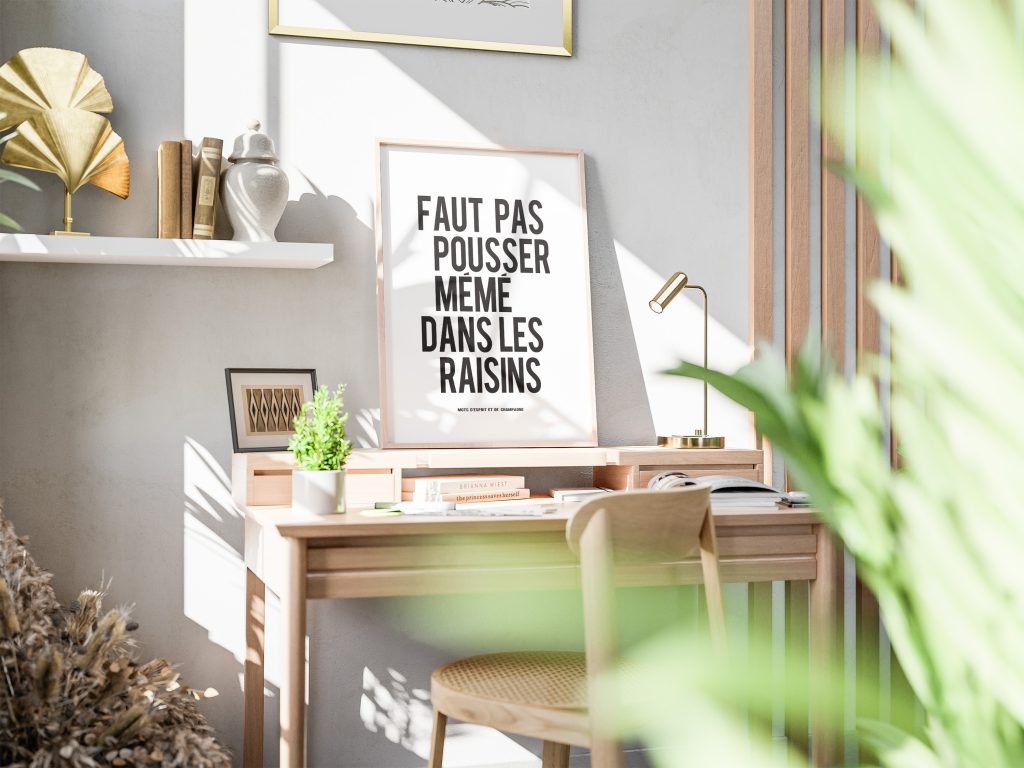 Faut pas pousser mémé dans les raisins