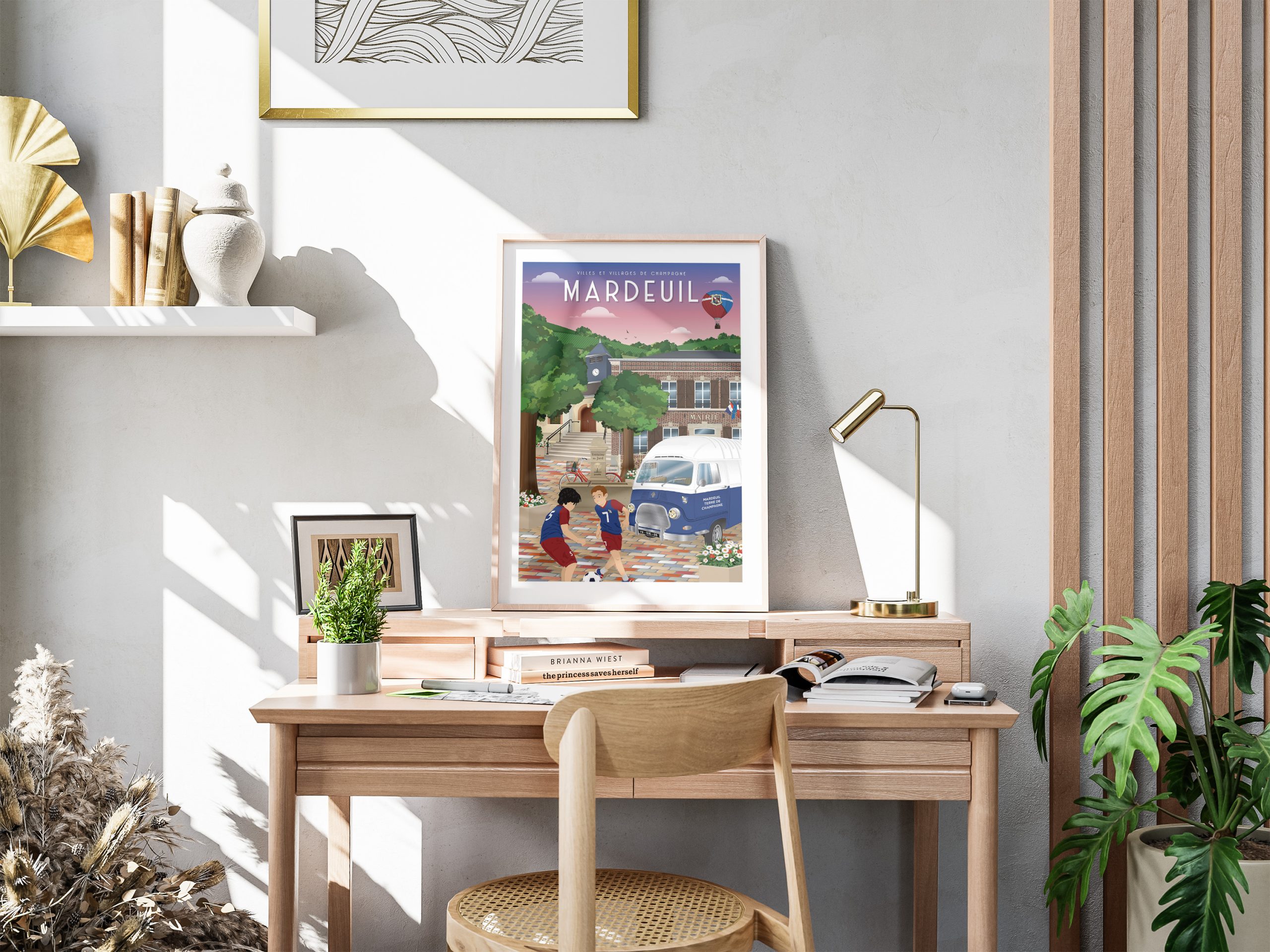 Affiche - Villes et Villages de Champagne - Mardeuil