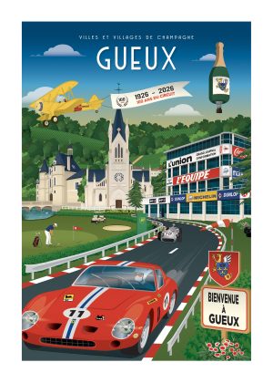 Affiche Gueux 100 ans circuit